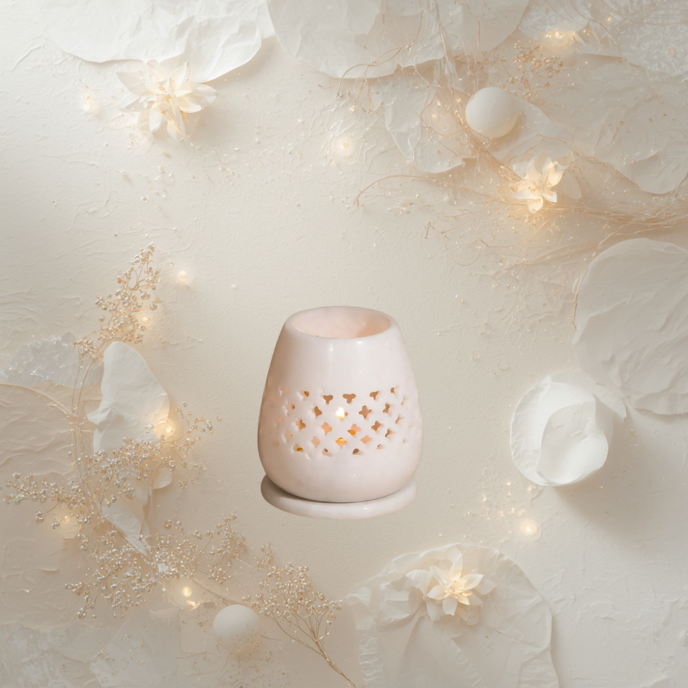 Handcrafted Marble Tealight Candle Holder